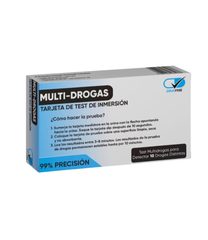 Test Diagnóstico de drogas Multidrog 10 Drogas en solo 5 minútos